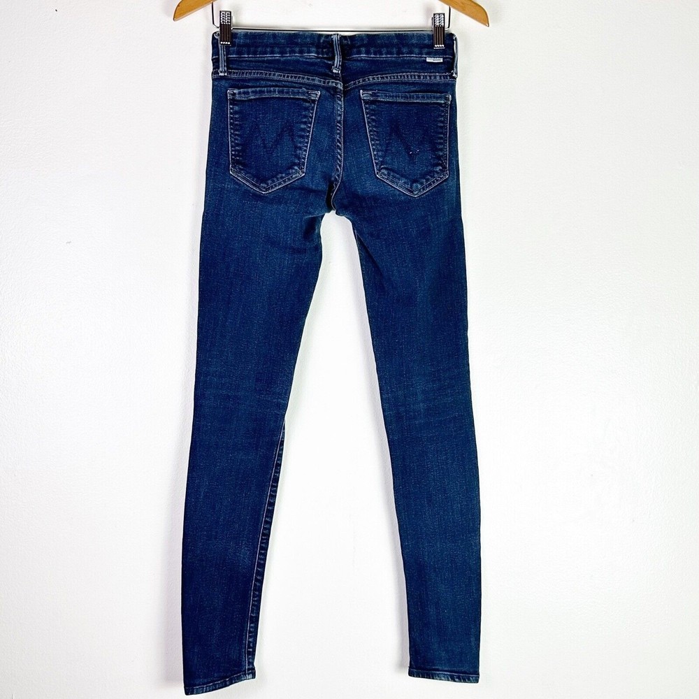 Mother The Looker Skinny Jeans in Forever and a Day Dark Wash Stretch Women's 26 - Picture 7 of 13